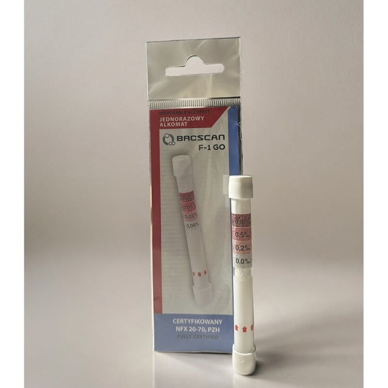 Alkomat jednorazowy F-1 GO chemiczny | PartsPC.pl