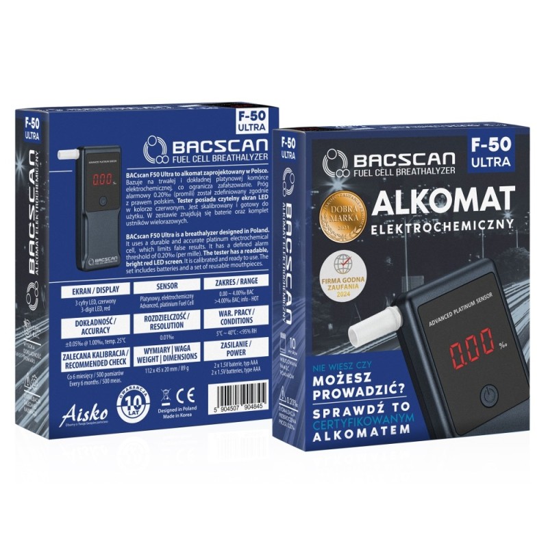Alkomat elektrochemiczny F-50 ULTRA | PartsPC.pl