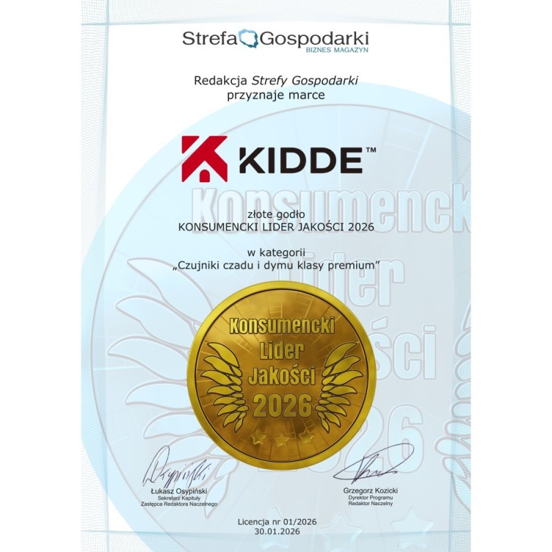Zestaw czujników KIDDE K5CO + 2030-DSR | PartsPC.pl