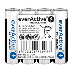 Baterie alkaliczne AA/LR6 everActive Pro Alkaline 4 sztuki… | PartsPC.pl