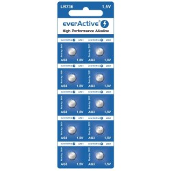 Baterie alkaliczne mini everActive G3 LR736 LR41 10 sztuk | PartsPC.pl