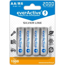 Akumulatorki AA/R6 everActive Silver Line 2000 mAh 4 sztuki… | PartsPC.pl