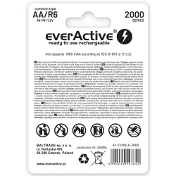 Akumulatorki AA/R6 everActive Silver Line 2000 mAh 4 sztuki… | PartsPC.pl