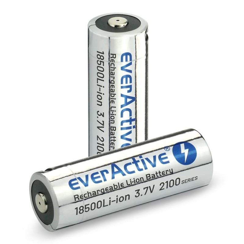 Akumulator 18500 everActive 3,7V Li-ion 2100mAh USB-C z zabe… | PartsPC.pl