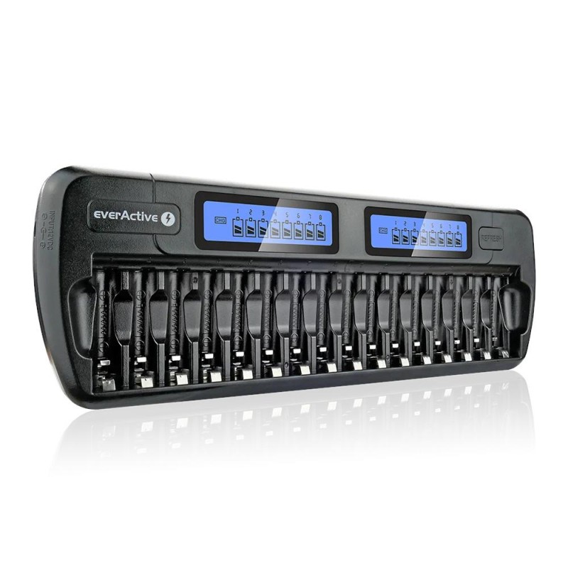 Ładowarka akumulatorków Ni-MH EverActive NC-1600 | PartsPC.pl