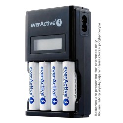 Ładowarka akumulatorków Ni-MH EverActive NC-450 Black Editio… | PartsPC.pl