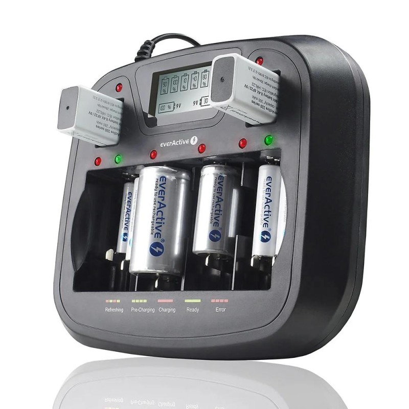 Ładowarka akumulatorków Ni-MH EverActive NC900U | PartsPC.pl