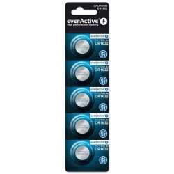 Bateria litowa CR1632 everActive 5 szt. | PartsPC.pl