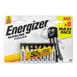 Bateria alkaliczna Energizer Alkaline Power AAA / LR03 - 8 s… | PartsPC.pl