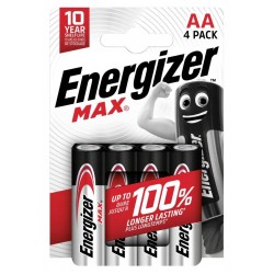 Bateria alkaliczna Energizer MAX AA / LR6 - 4 sztuki (bliste… | PartsPC.pl