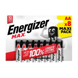 Bateria alkaliczna Energizer MAX AA / LR6 - 8 sztuk (blister… | PartsPC.pl