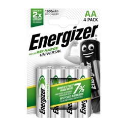 Akumulatorki Energizer R6/AA Ni-MH 1300mAh Universal - 4 szt… | PartsPC.pl