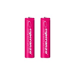 Akumulatorki AAA Esperanza 1000mAh 2szt. czerwone | PartsPC.pl
