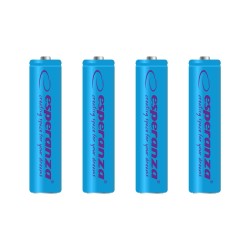 Akumulatorki AAA Esperanza 1000mAh 4szt. niebieskie | PartsPC.pl