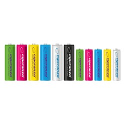 Akumulatorki AA Esperanza 2000mAh 4szt. zielone | PartsPC.pl