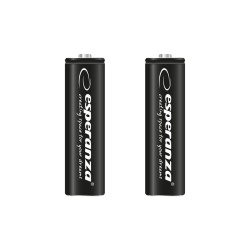 Akumulatorki AA Esperanza 2600mAh 2szt. czarne | PartsPC.pl