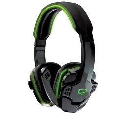 Słuchawki z mikrofonem Esperanza "Raven" Gaming zielone | PartsPC.pl