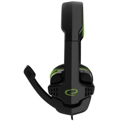 Słuchawki z mikrofonem Esperanza "Raven" Gaming zielone | PartsPC.pl