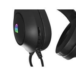 Słuchawki z mikrofonem Genesis Neon 213 RGB nauszne czarne… | PartsPC.pl