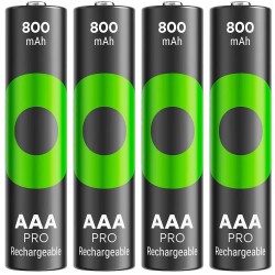 Akumulatorki AAA/R03 GP ReCyko Ni-MH 800mAh - 4 sztuki | PartsPC.pl