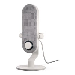Mikrofon przewodowy KRUX Pin White USB-C biały | PartsPC.pl