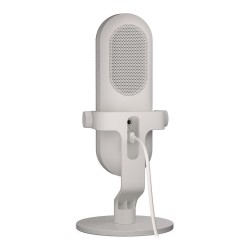 Mikrofon przewodowy KRUX Pin White USB-C biały | PartsPC.pl