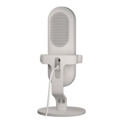 Mikrofon przewodowy KRUX Pin White USB-C biały | PartsPC.pl