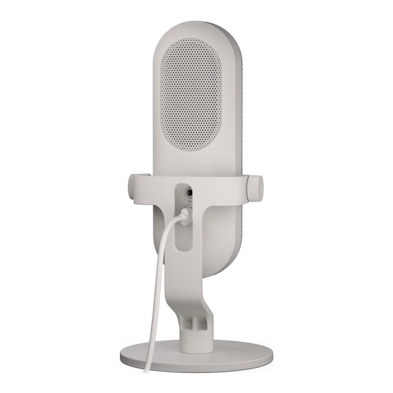 Mikrofon przewodowy KRUX Pin White USB-C biały | PartsPC.pl