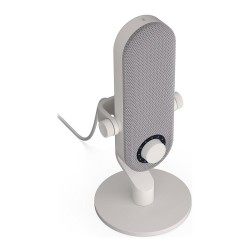 Mikrofon przewodowy KRUX Pin White USB-C biały | PartsPC.pl