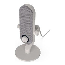 Mikrofon przewodowy KRUX Pin White USB-C biały | PartsPC.pl