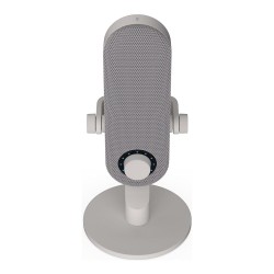 Mikrofon przewodowy KRUX Pin White USB-C biały | PartsPC.pl