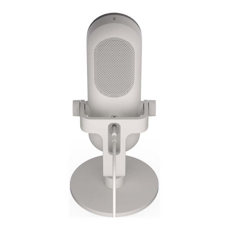 Mikrofon przewodowy KRUX Pin White USB-C biały | PartsPC.pl