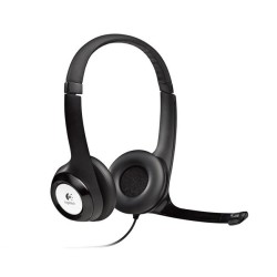 Słuchawki z mikrofonem Logitech H390 USB czarne | PartsPC.pl