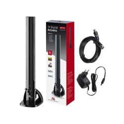 Antena TV DVB-T/T2 H.265 HEVC Maclean MCTV-930 wewnętrzna tubowa LTE, max
