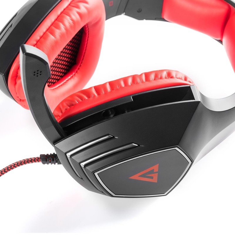 MODECOM VOLCANO MC-831 RAGE CZERWONE SŁUCHAWKI NAGŁOWNE Z MI… | PartsPC.pl