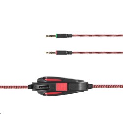 MODECOM VOLCANO MC-831 RAGE CZERWONE SŁUCHAWKI NAGŁOWNE Z MI… | PartsPC.pl
