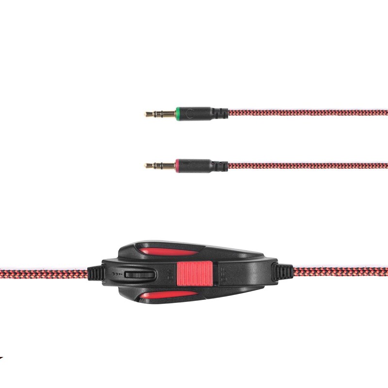 MODECOM VOLCANO MC-831 RAGE CZERWONE SŁUCHAWKI NAGŁOWNE Z MI… | PartsPC.pl