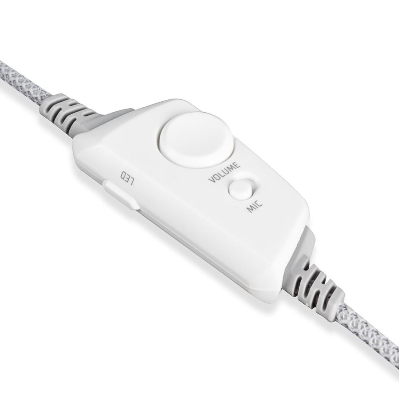 Słuchawki z mikrofonem Modecom MC-899 PROMETHEUS Gaming, bia… | PartsPC.pl