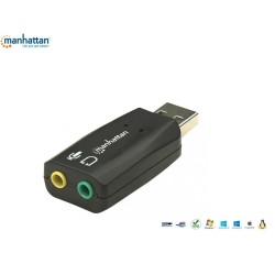 Karta dźwiękowa zewnętrzna Manhattan 3D Virtual 5.1 / USB 2.… | PartsPC.pl