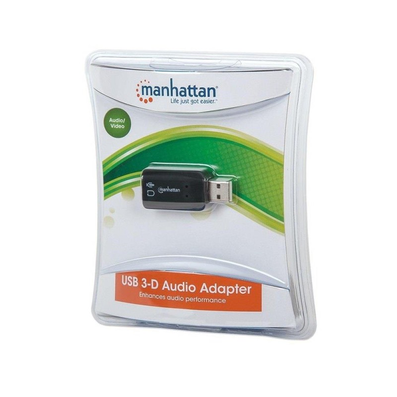Karta dźwiękowa zewnętrzna Manhattan 3D Virtual 5.1 / USB 2.… | PartsPC.pl