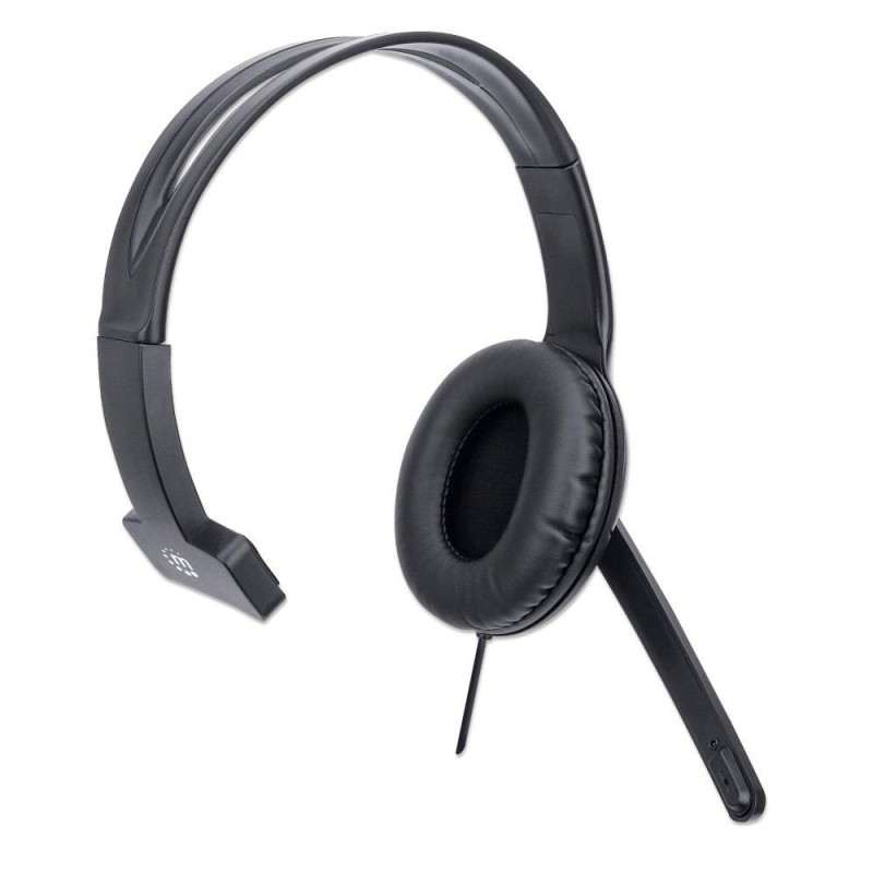 Słuchawki z mikrofonem Manhattan Mono USB | PartsPC.pl