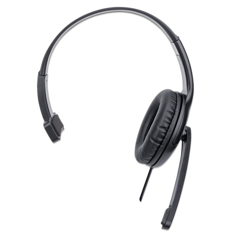 Słuchawki z mikrofonem Manhattan Mono USB | PartsPC.pl