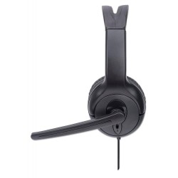 Słuchawki z mikrofonem Manhattan Mono USB | PartsPC.pl