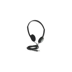 Słuchawki Manhattan 2,2m Czarne Stereo | PartsPC.pl