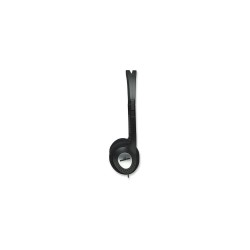 Słuchawki Manhattan 2,2m Czarne Stereo | PartsPC.pl