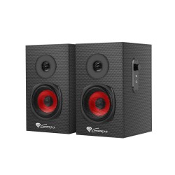 Głośniki Genesis Helium 200 2.0 20W RMS czarno-czerwone | PartsPC.pl