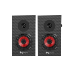 Głośniki Genesis Helium 200 2.0 20W RMS czarno-czerwone | PartsPC.pl