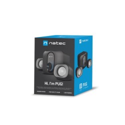 Głośniki Natec Pug 11W RMS 2.1 Czarne | PartsPC.pl