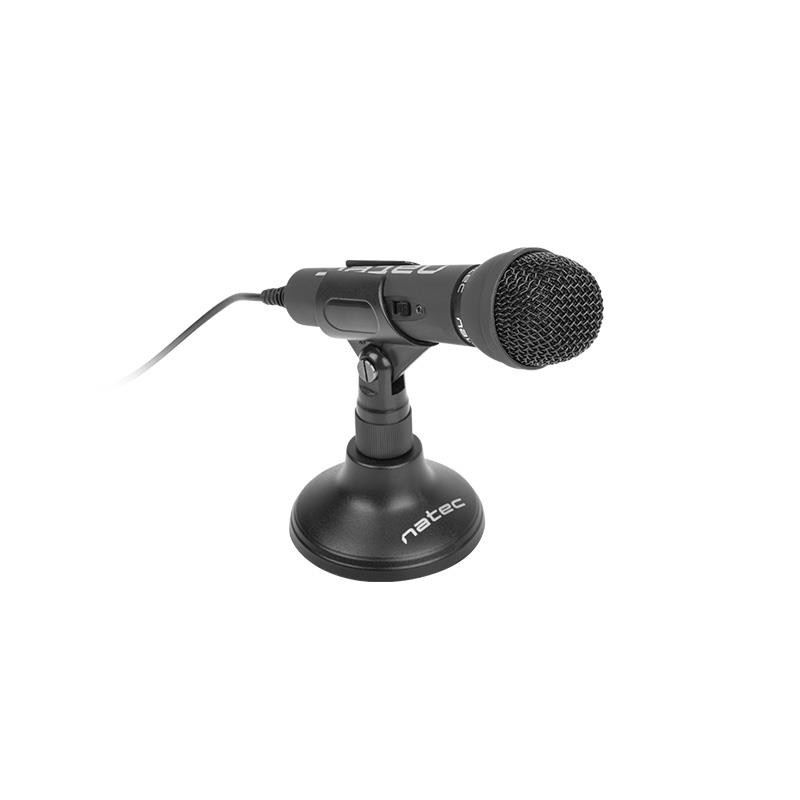 Mikrofon Natec ADDER Black | PartsPC.pl