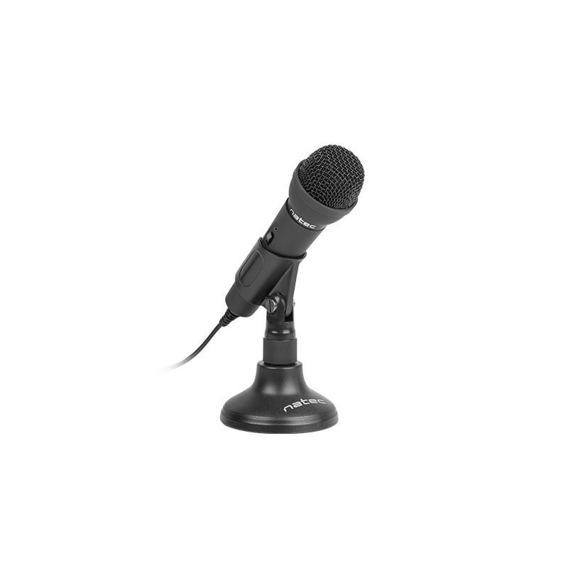 Mikrofon Natec ADDER Black | PartsPC.pl